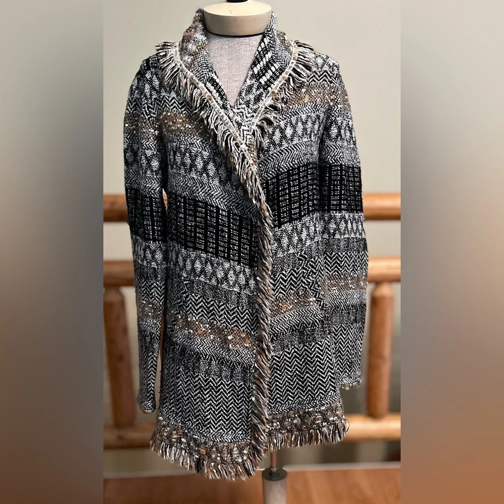Lucky Brand Cardigan Coat - Size M - with pockets!